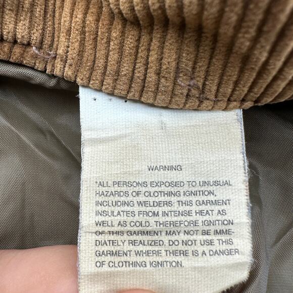 Vintage 80s Realtree Tree Camo Hunting Chore Coat Jacket Mens 2XL Corduroy Lined - Picture 10 of 14